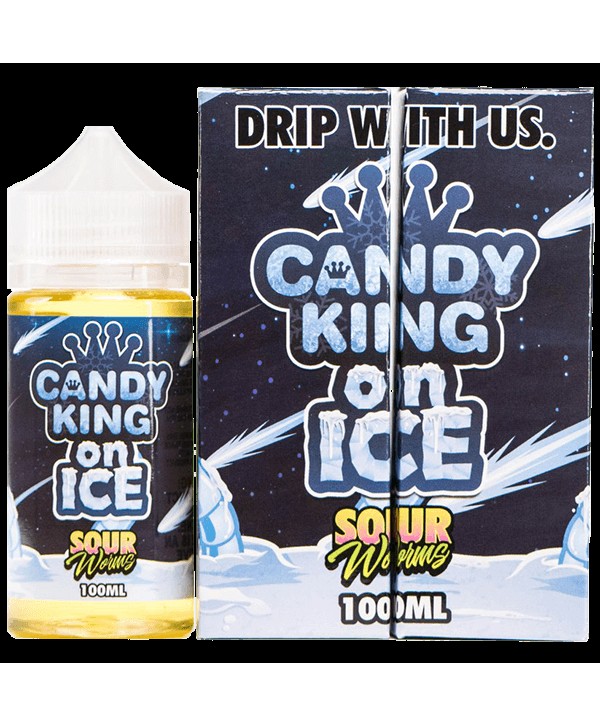 Candy King On Ice - Sour Worms 100ml