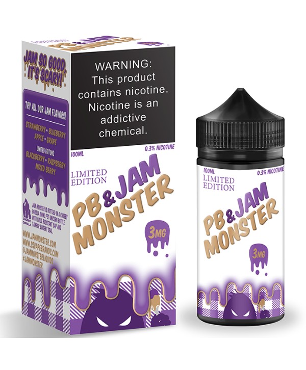 Jam Monster - PB & Jam 100ml (Limited Edition)