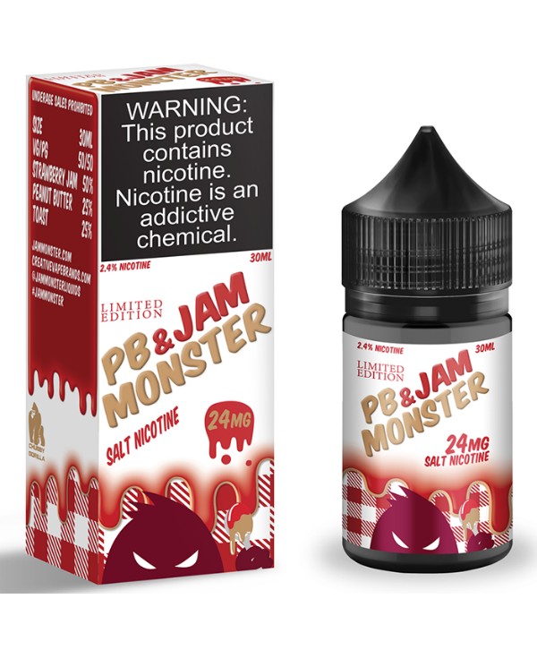 Jam Monster Salt - PB & Jam Strawberry 30ml