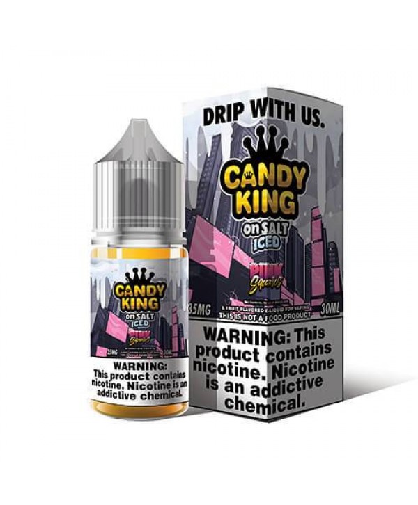 Candy King On Salt Iced - Pink Squares 30ml