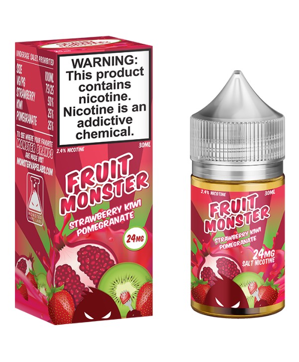 Fruit Monster Salt - Strawberry Kiwi Pomegranate 30ml