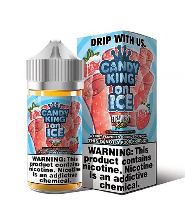 Candy King On Ice - Strawberry Rolls 100ml