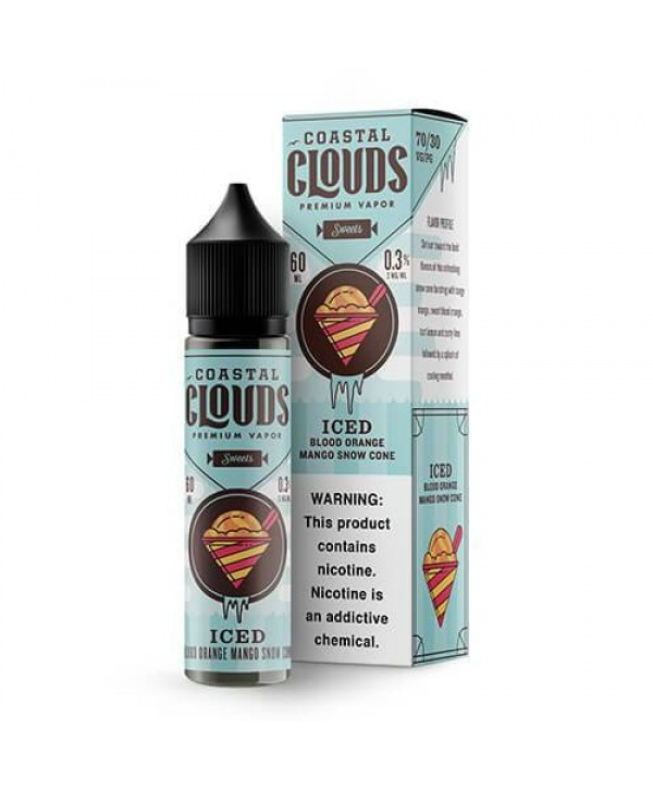 Coastal Clouds - Iced Blood Orange Mango Snow Cone 60ml