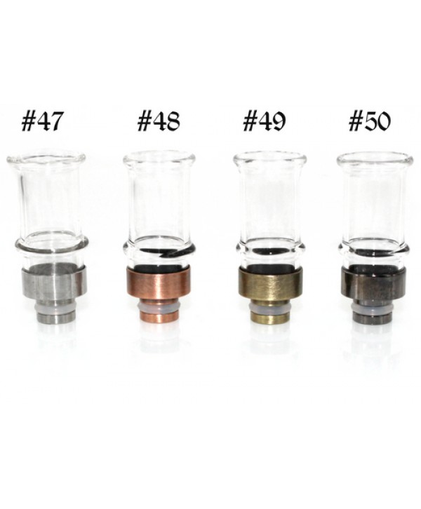 Wide Bore Glass Drip Tip