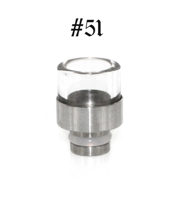 Wide Bore Glass Drip Tip