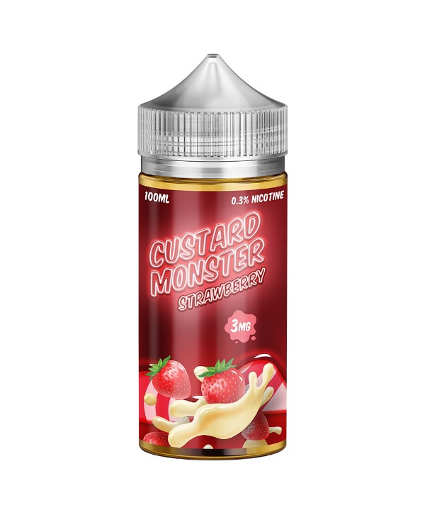 Custard Monster - Strawberry 100ml