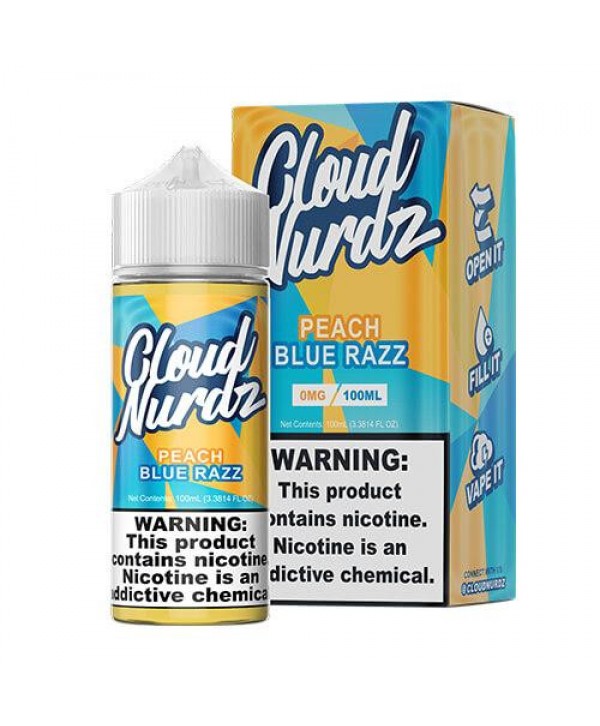 Cloud Nurdz - Peach Blue Razz 100ml