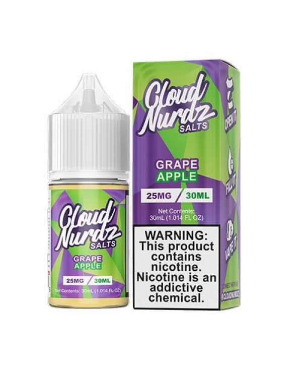 Cloud Nurdz Salts - Grape Apple 30ml