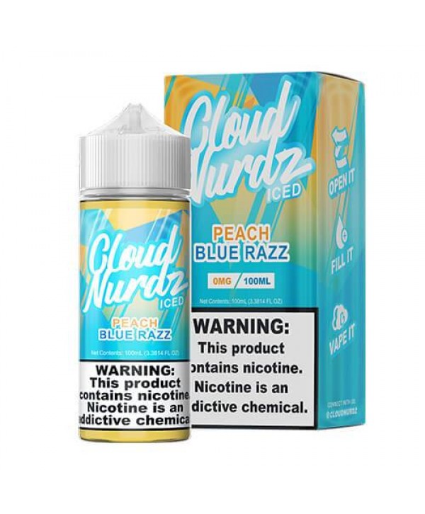 Cloud Nurdz - Peach Blue Razz Iced 100ml