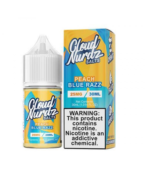 Cloud Nurdz Salts - Peach Blue Razz 30ml
