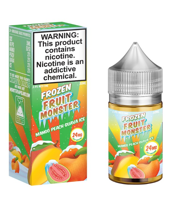 Frozen Fruit Monster Salt - Mango Peach Guava Ice 30ml