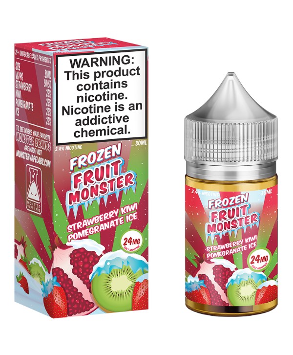 Frozen Fruit Monster Salt - Strawberry Kiwi Pomegranate Ice 30ml