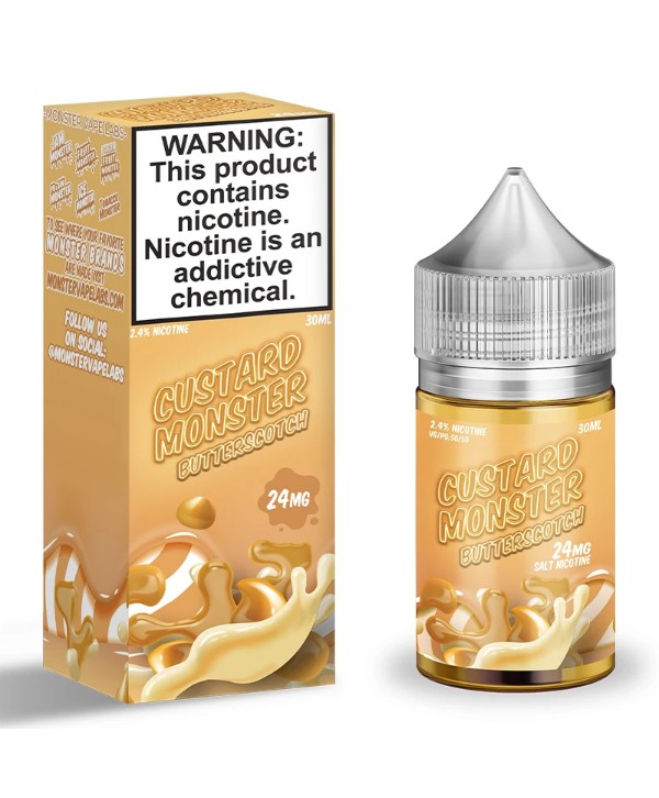 Custard Monster Salt - Butterscotch 30ml