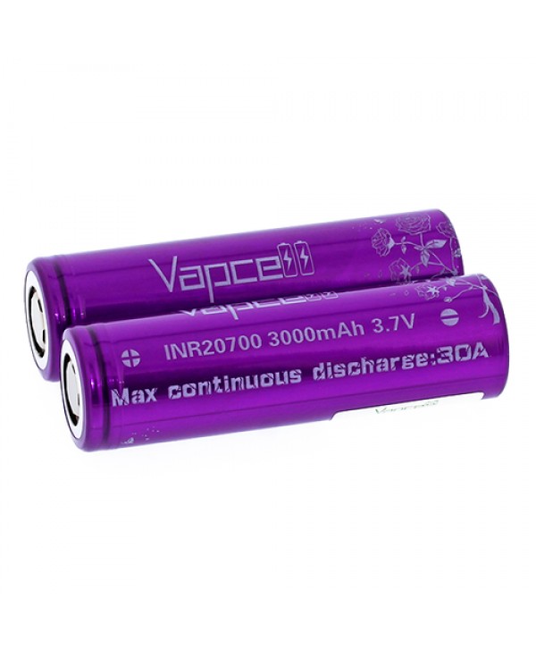 VapCell INR 20700 3000mAh 30A Battery