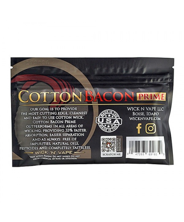 Wick N Vape Cotton Bacon Prime