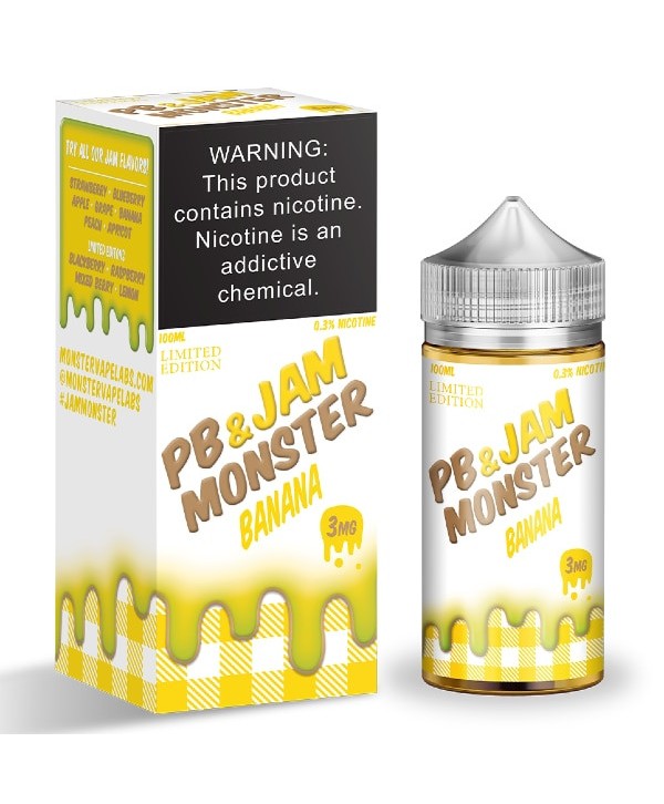 Jam Monster - PB & Jam Banana 100ml