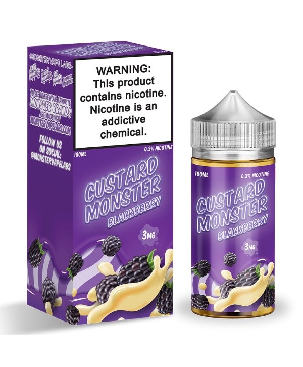 Custard Monster - Blackberry 100ml