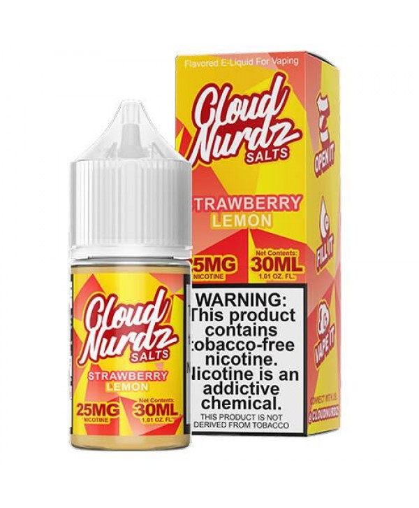 Cloud Nurdz Salts - Strawberry Lemon 30ml