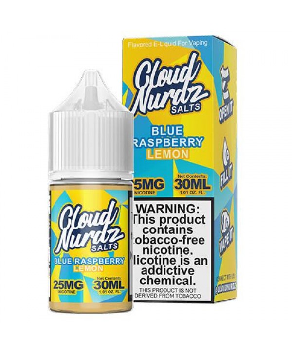 Cloud Nurdz Salts - Blue Raspberry Lemon 30ml