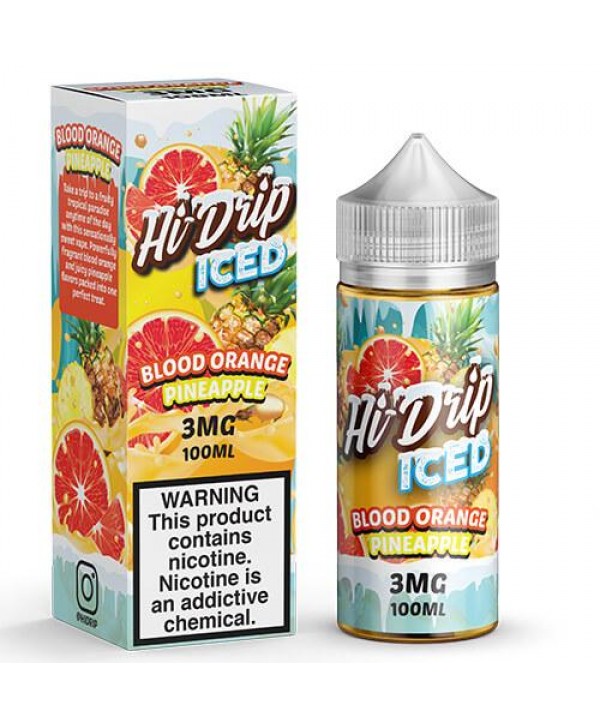 Hi Drip - Iced Blood Orange Pineapple 100ml