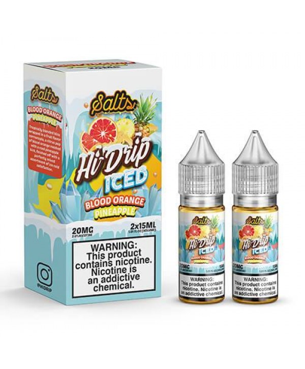 Hi Drip Salts - Iced Blood Orange Pineapple 30ml