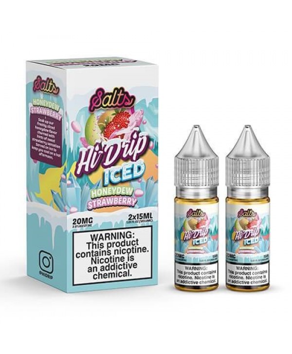 Hi Drip Salts - Iced Honeydew Strawberry 30ml