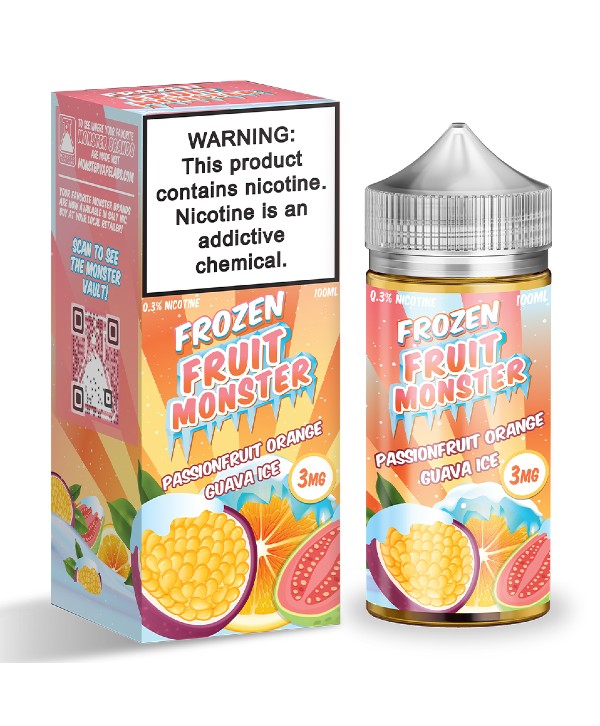 Frozen Fruit Monster - Passionfruit Orange Guava Ice 100ml