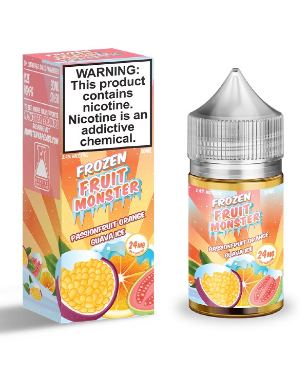 Frozen Fruit Monster Salt - Passionfruit Orange Guava Ice 30ml