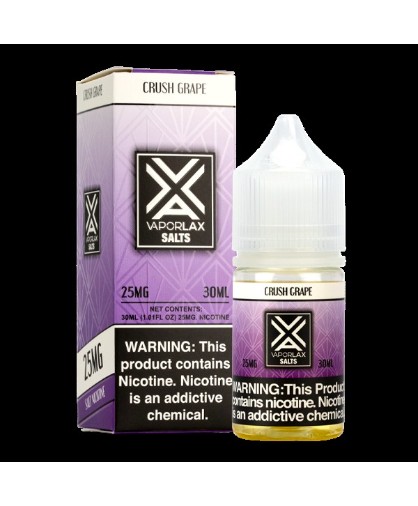 Vaporlax Salts - Crush Grape 30ml