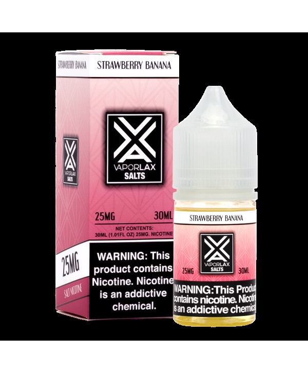 Vaporlax Salts - Strawberry Banana 30ml