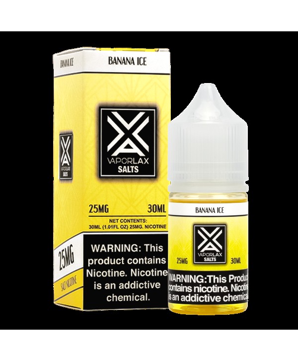 Vaporlax Salts - Banana Ice 30ml