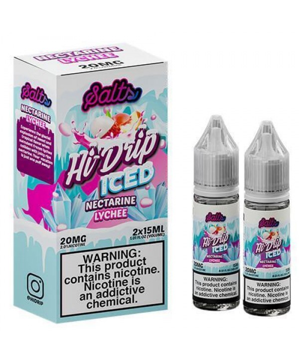 Hi Drip Salts - Iced Nectarine Lychee 30ml