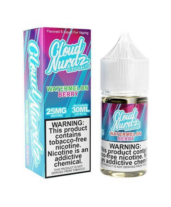 Cloud Nurdz Salts - Watermelon Berry Iced 30ml