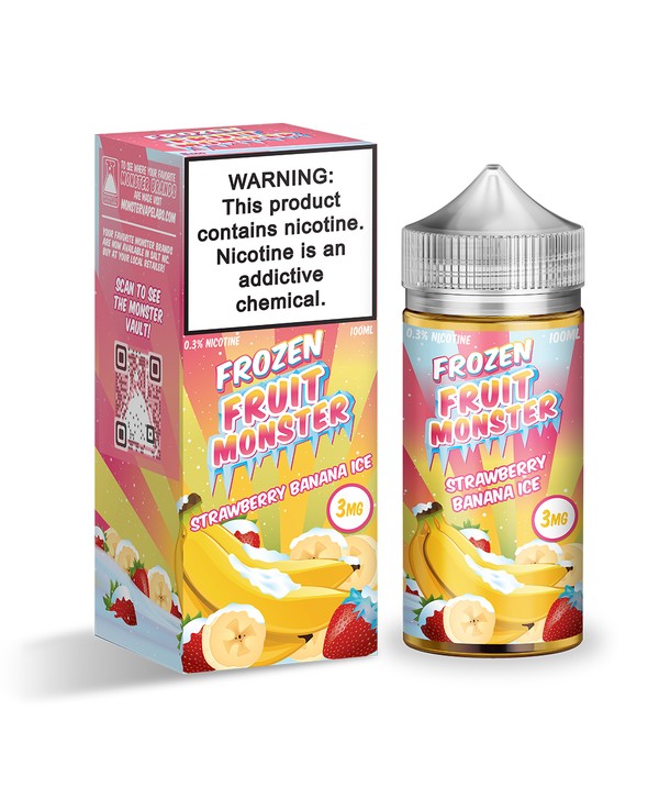 Frozen Fruit Monster - Strawberry Banana Ice 100ml