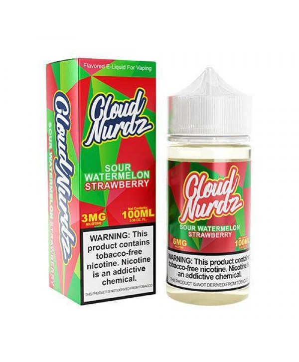 Cloud Nurdz - Sour Watermelon Strawberry 100ml