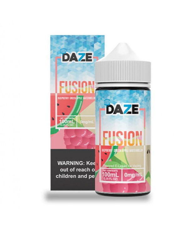 7Daze Fusion - Raspberry Green Apple Watermelon Iced 100ml