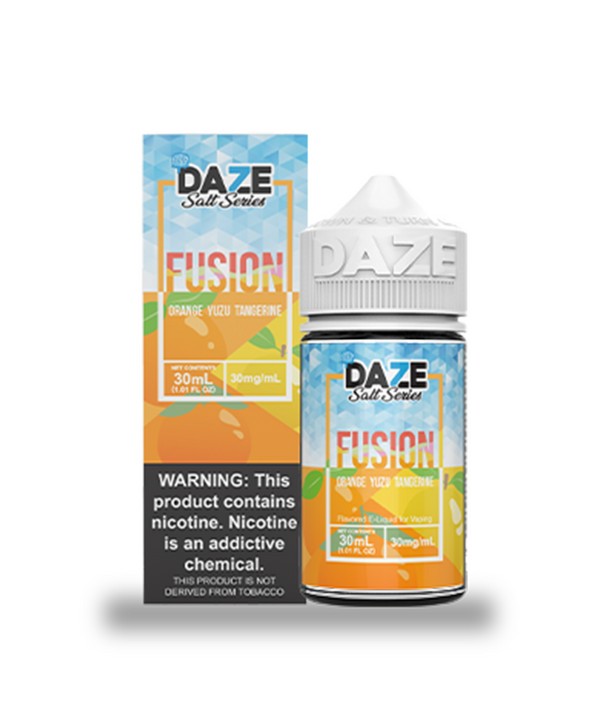 7Daze Fusion Salt - Orange Yuzu Tangerine Iced 30ml